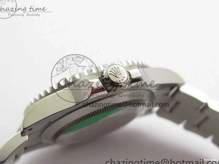 MiroTime 0701 Bold Submariner 41mm 126610 LV Kermit EWF Black Dial on SS Bracelet A 2765